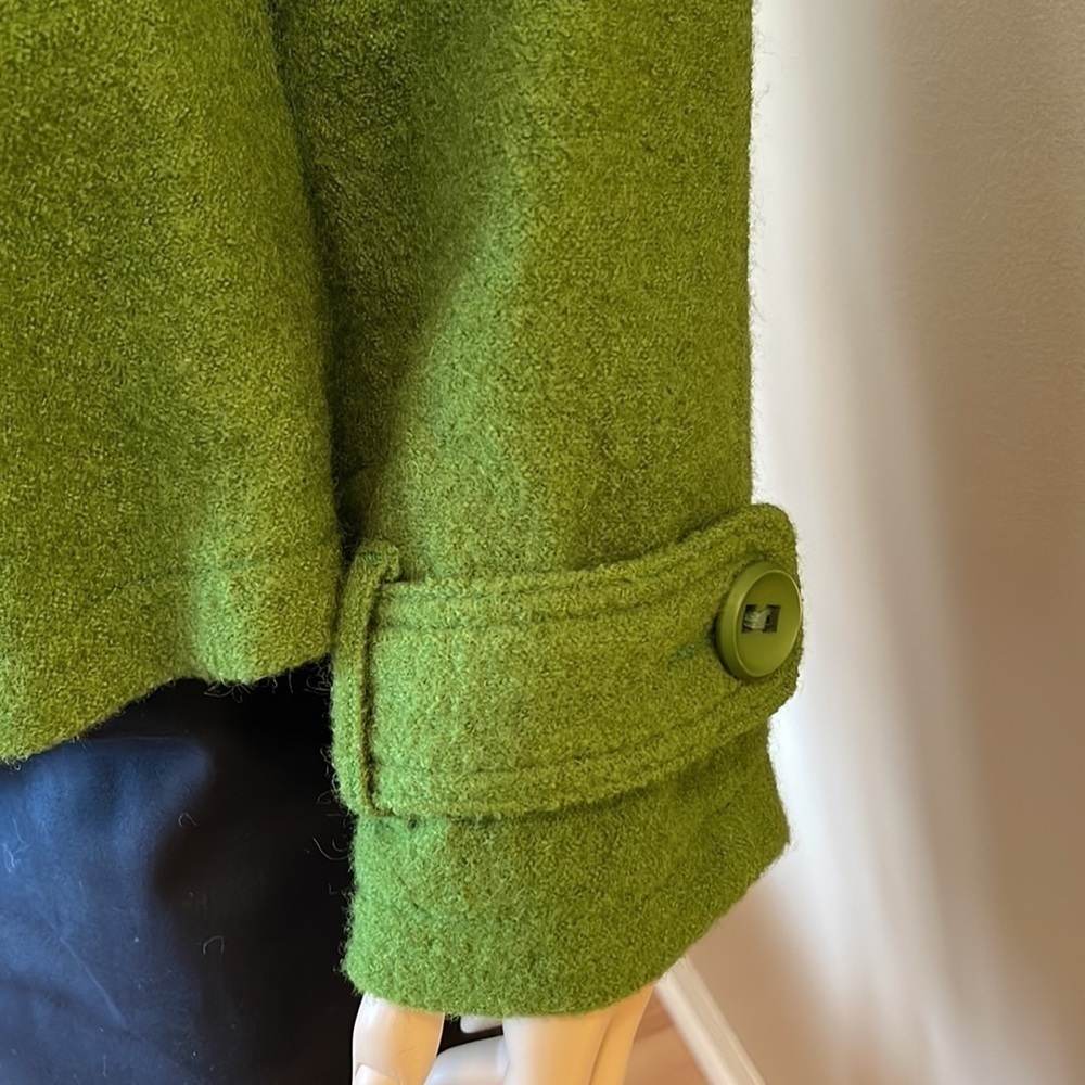 TRIA Vintage Green Apple Wool Short Jacket. Size M. D4/A1594 - Picture 5 of 8